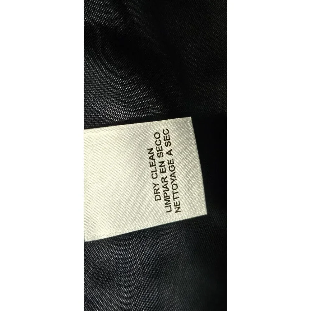 NWT AK Anne Klein northern light belted blue velvet Corduroy blazer stretch 6‎